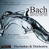 The Wave Quartet - Peter Sadlo - J. S. Bach - Concertos for Marimbas Orchestra 160