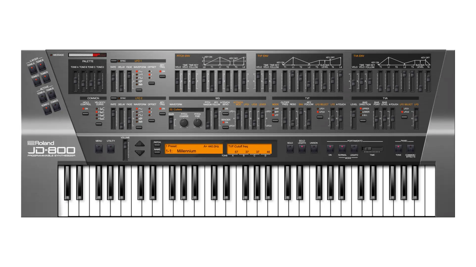 Roland JD-800 Hybrid hybrid Synthesizer